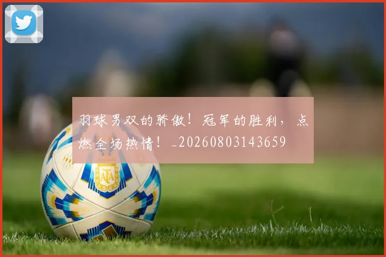 羽球男双的骄傲！冠军的胜利，点燃全场热情！_20260803143659